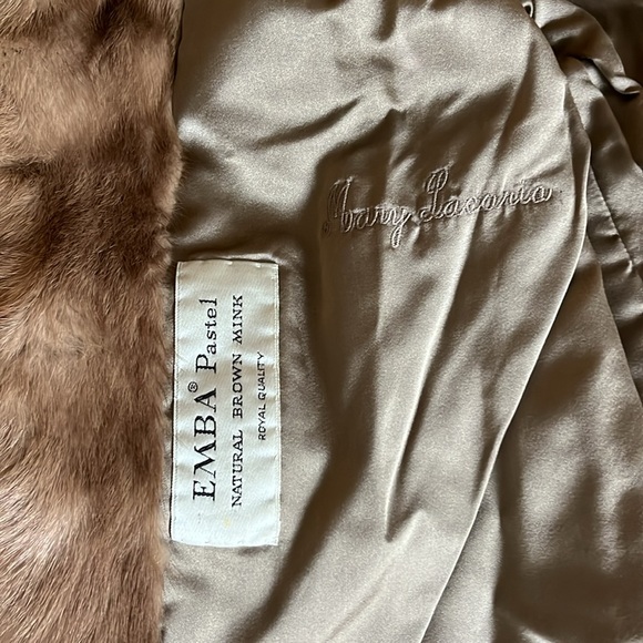 Emba Pastel natural brown mink, royal quality coat - Picture 6 of 12